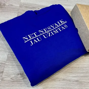 Džemperis su gobtuvu: NET NESVAIK. JAU UŽIMTAS