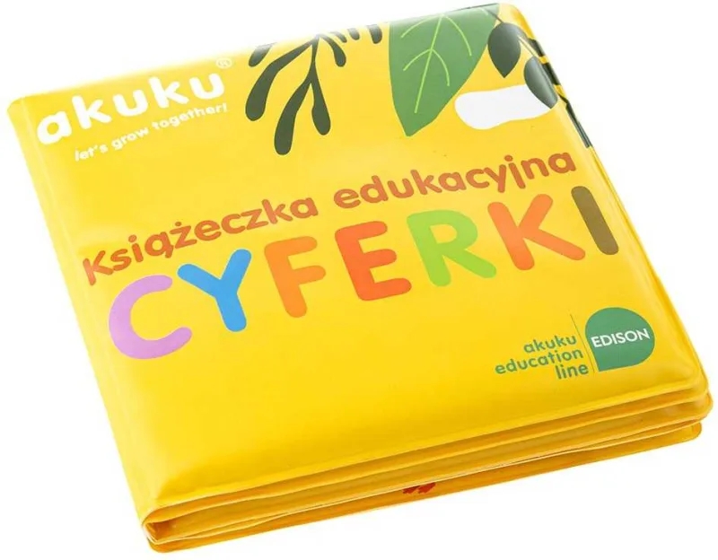Mokomoji minkšta vonios knygelė Akuku, Skaičiai · 1