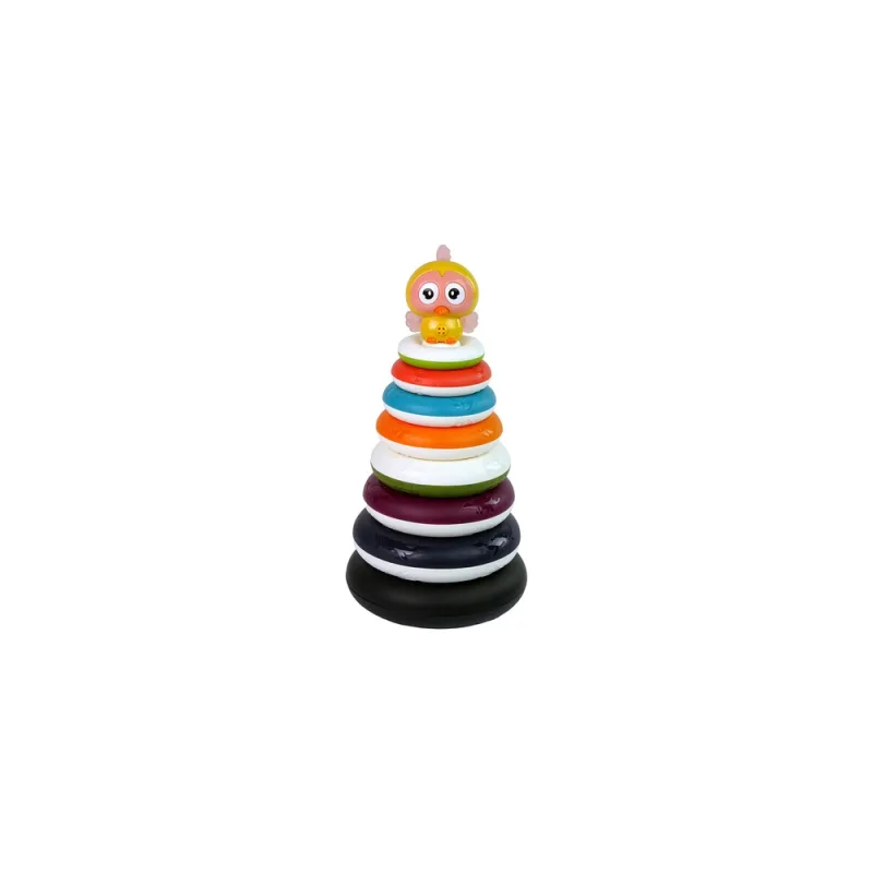 Mokomoji piramidė su lankeliais Duck Duck Circles · 2