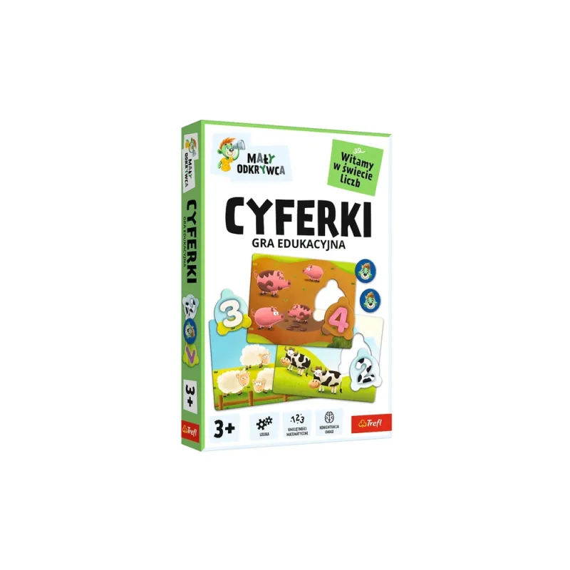 Žaidimas su skaičiais - Mažasis tyrinėtojas Trefl 02810 · 1