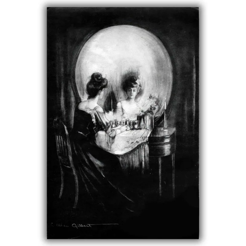 Reprodukcija „Viskas yra tuštybė“, Charles Allan Gilbert