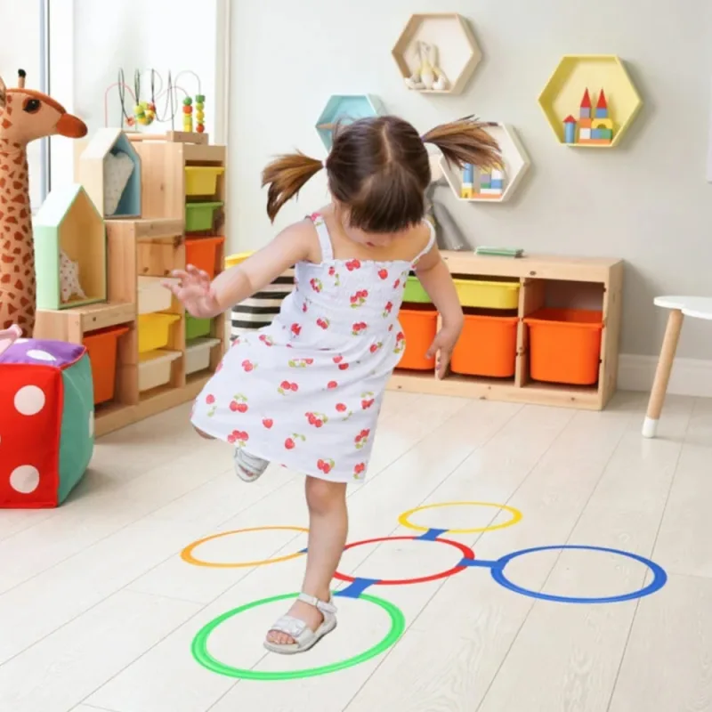 Klasės žaidimo rinkinys WOOPIE Šokinėjimo žiedai 10 vnt · 2