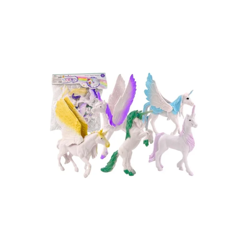 Vienaragis Pegasas Baltais sparnais Magiškas figūrėlių rinkinys 6 ele. · 1