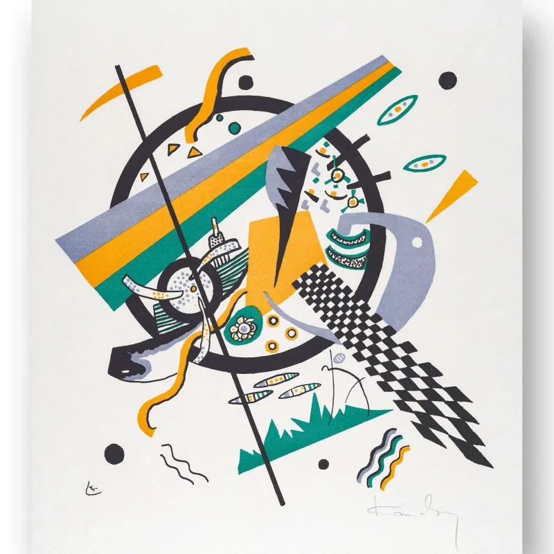 Reprodukcija „Maži pasauliai IV“, Wassily Kandinsky