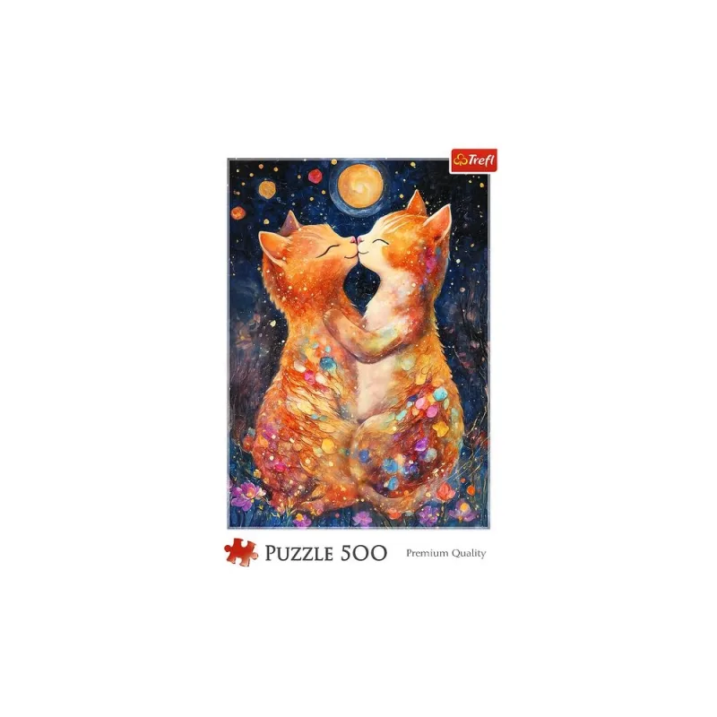 Dėlionė - 500 - Bučinys mėnulio šviesoje - Trefl 37546 · 2