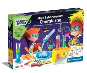 Mokslinis žaidimas „Mano chemijos laboratorija“ (lenkų kalba) „Clementoni“ 60250
