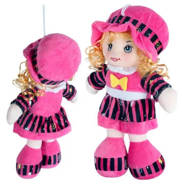 Minkštas žaislas Skudurinė lėlė Lena, 35 cm