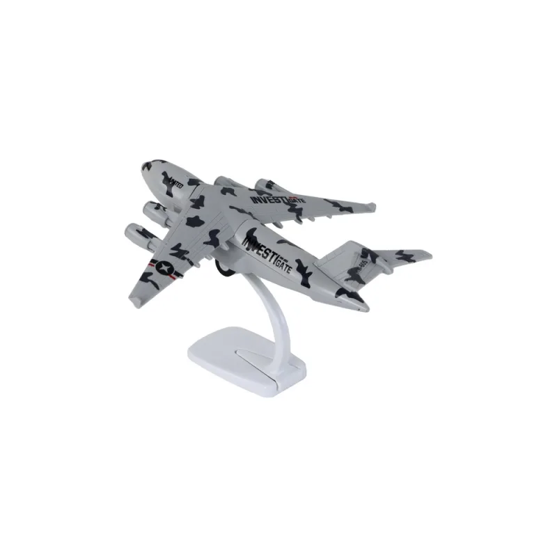 Karinė pilka kamufliažinė UNITED lėktuvo figūrėlė HW-605 · 3