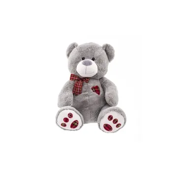 Pliušinis meškiukas dn15-0013-50 pilkas EUROBABY TOYS 50 cm