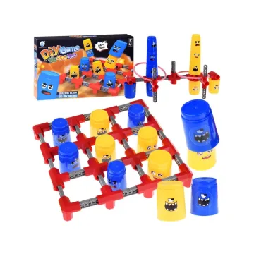 2in1 Tic Tac Toe + Ring Throw strateginis arkadinis žaidimas GR0618