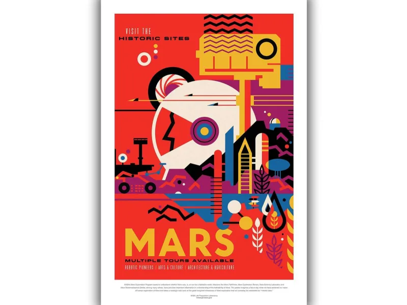 NASA Plakatas „Marsas“