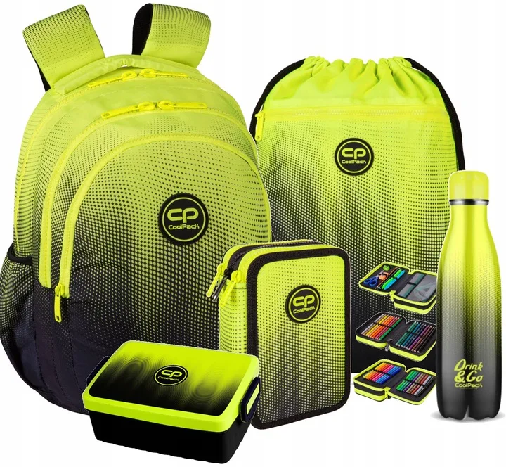 Mokyklinė kuprinė CoolPack su priedais · 1