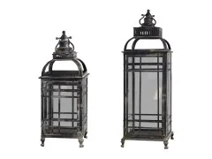 Žibintas sendinta anglis — H67/L25/W25 cm