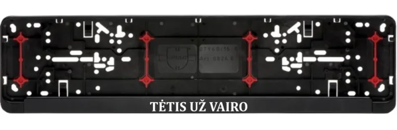 Valstybinių numerių rėmeliai „Tėtis už vairo“
