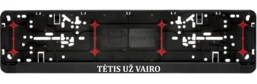 Valstybinių numerių rėmeliai „Tėtis už vairo“