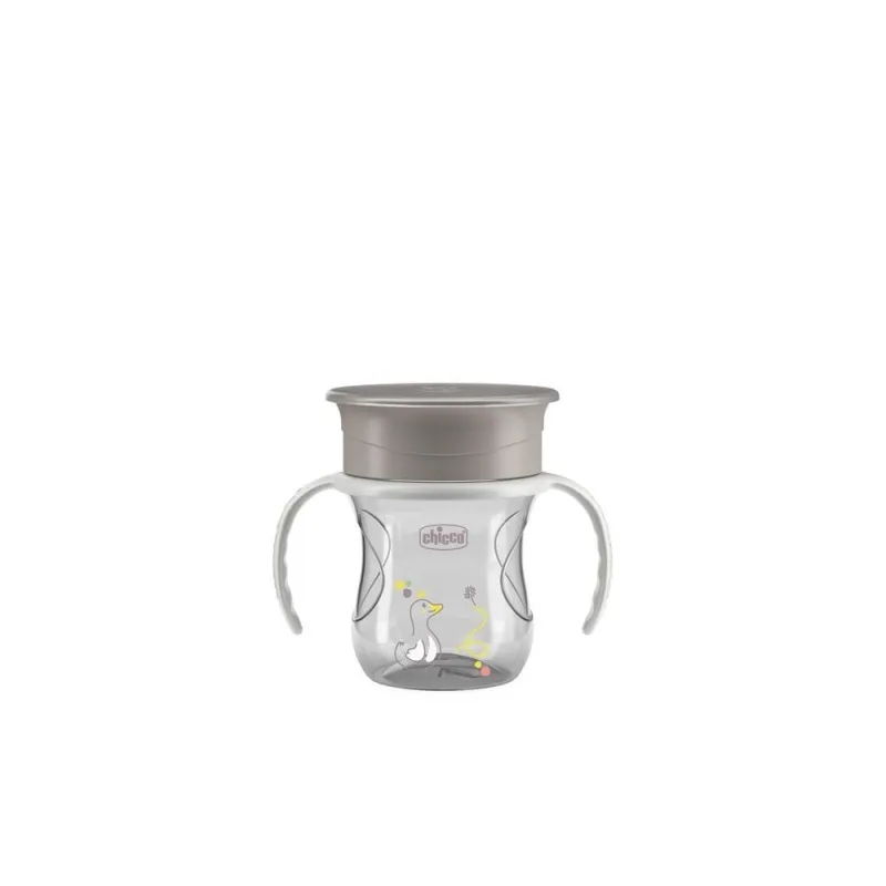 Puodelis Chicco 180691 360 mokytis gerti 12+ PILKAS · 1