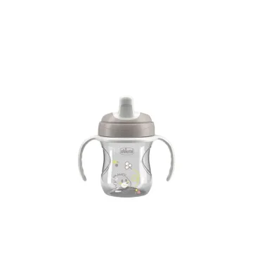 Puodelis Chicco vidutinio kietumo kandiklis 180646 200 ML 6+ PILKAS