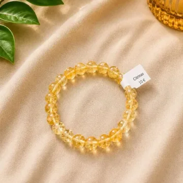 Liūto zodiako Citrino apyrankė
