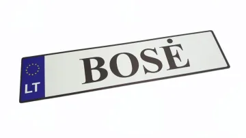 Suvenyriniai automobilio numeriai „BOSĖ“