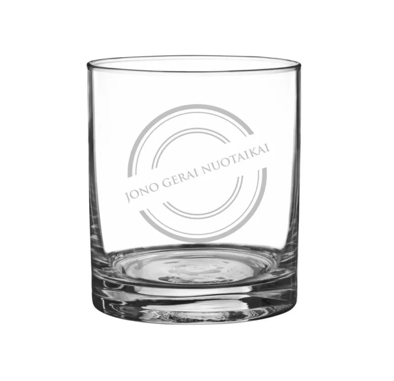Stiklinė taurė „Jono gerai nuotaikai“ (300ml)