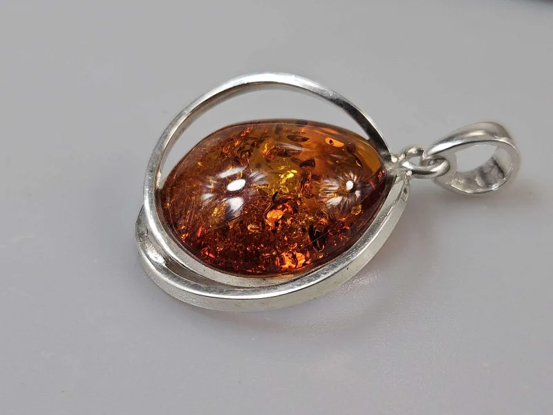 gintaro pakabukas baltic amber pendant necklace bernstein schmuck