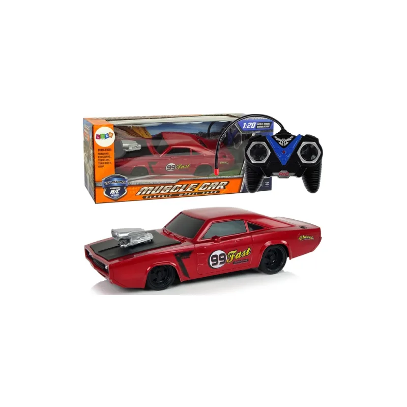 Nuotoliniu būdu valdomas automobilis R/C Sportinis 1:20, Red · 2