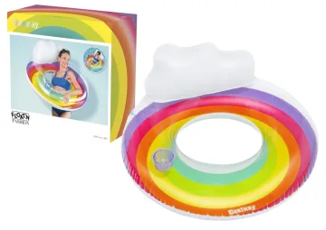 Pripučiamas plaukimo ratas Bestway Rainbow 107 cm