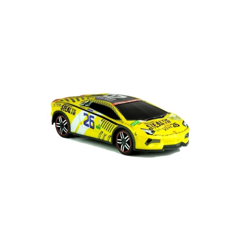 Nuotoliniu būdu valdomas sportinis automobilis Pilot R/C, Geltonas · 2