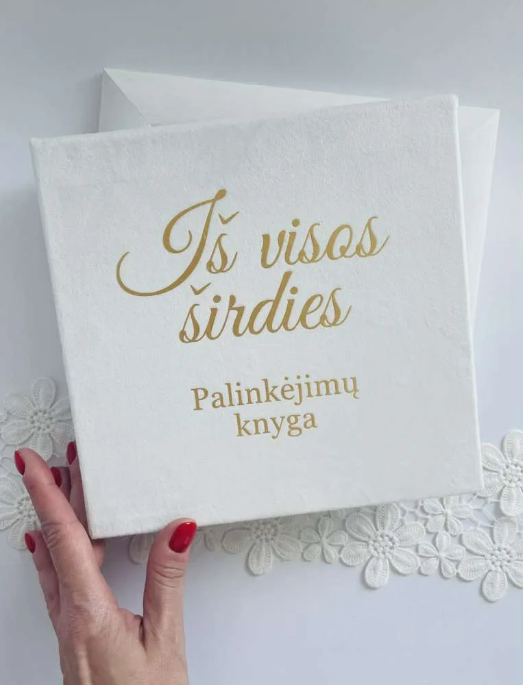 Linkėjimų knyga VESTUVĖMS / KRIKŠTO proga