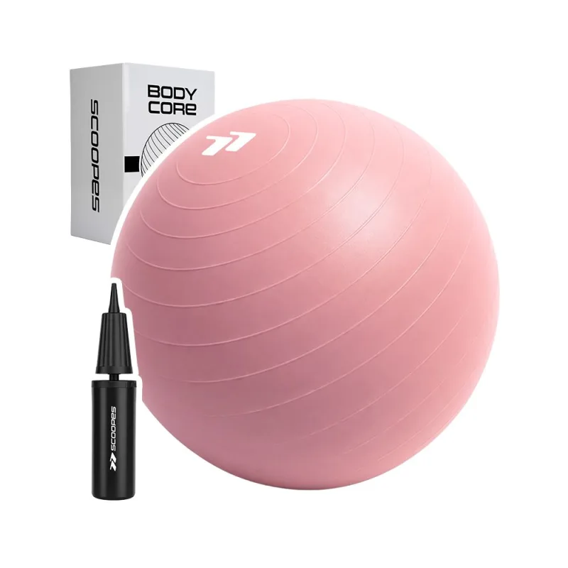 Gimnastikos kamuolys BodyCore 65 cm, rožinis · 1