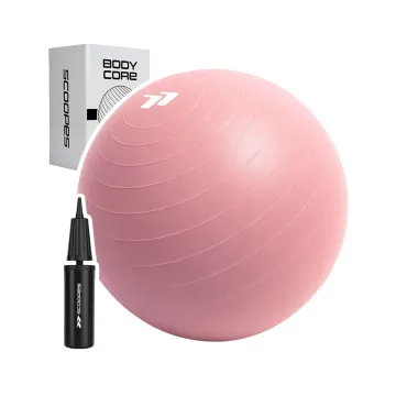 Gimnastikos kamuolys BodyCore 65 cm, rožinis