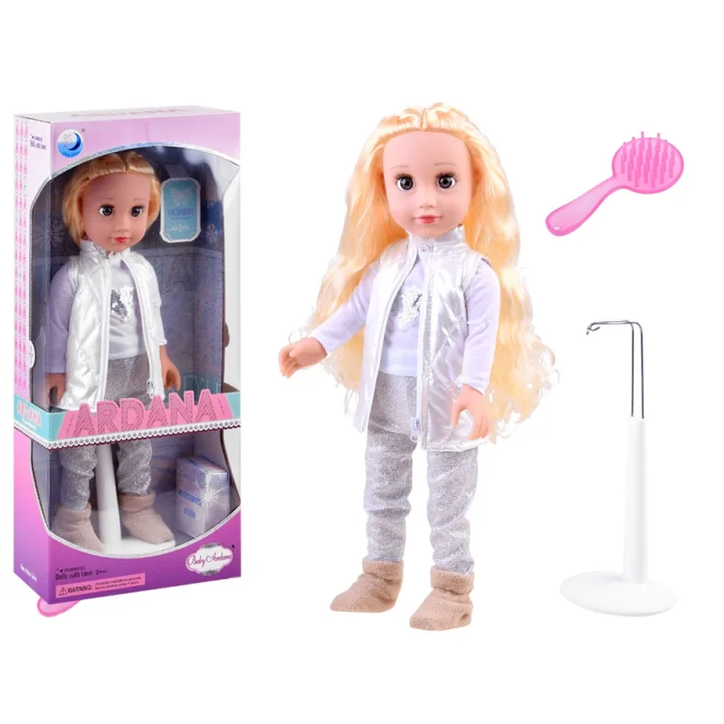 Elegantiška lėlė "Adrianna" iš šlaito 45 cm ZA3892 · 1