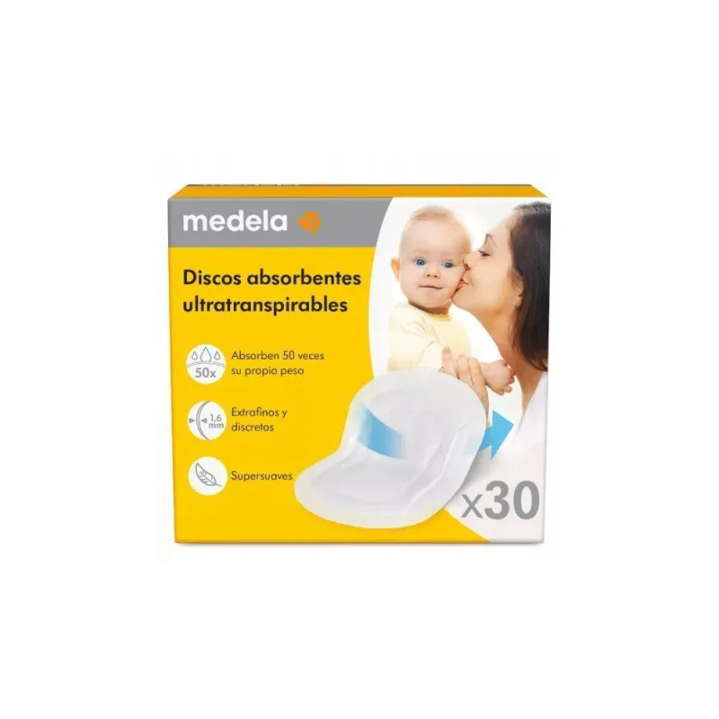 Įklotai į liemenėlę Medela 5878 kvėpuojantys 30vnt · 1