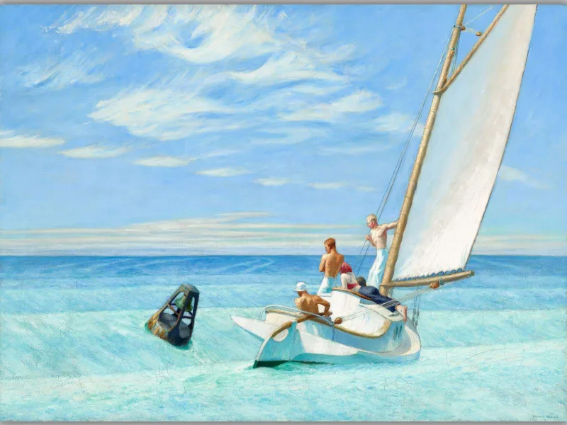 Reprodukcija „Bangavimas“, Edward Hopper (1939)