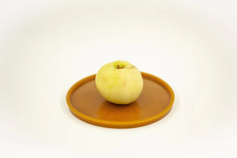Bičių vaško lėkštutė „Saulala“. Diametras 15 cm
