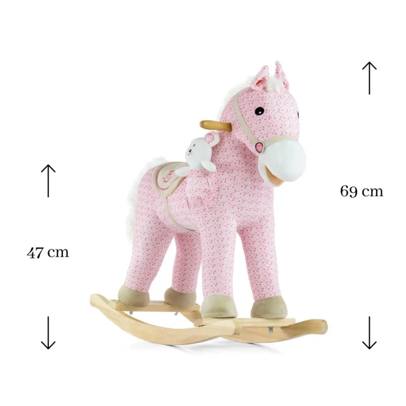 Interaktyvus supamasis arkliukas Milly Mally Pony, rožinis · 2