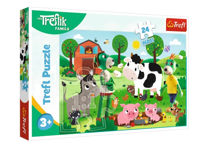 Trefl 14361 Treflikų šeima MAXI dėlionė 24 det. · 1