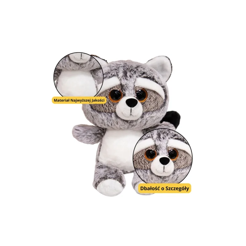 Pliušinis žaislas meškėnas Big Eyes 22cm · 1
