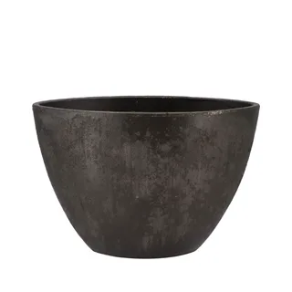 Bali juodas didelis pailgas vazonas — 39x19x27cm