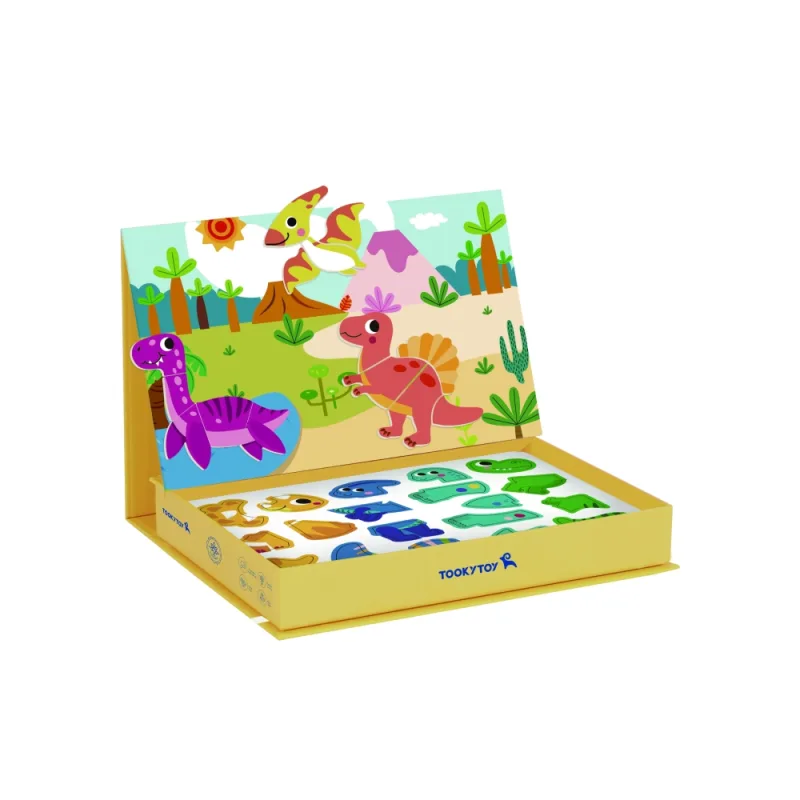 Magnetinė dėlionė TOOKY TOY Dinozaurai · 1
