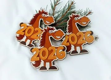 Magnetas su arkliu „2026“