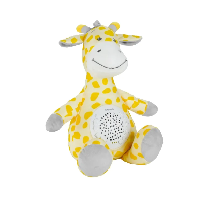 Pliušinis žaislas su projektoriumi Milly Giraffe · 1