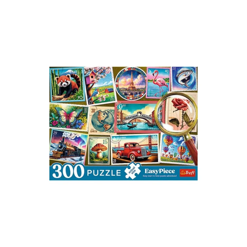 Dėlionė - 300 dalių - Pašto ženklai - Trefl 23100 · 2