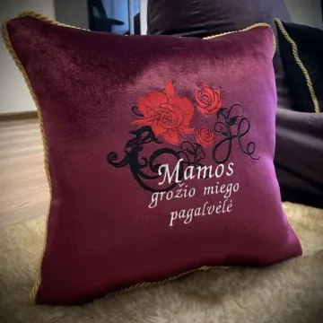 Pagalvė: „Mamos grožio pagalvėlė"