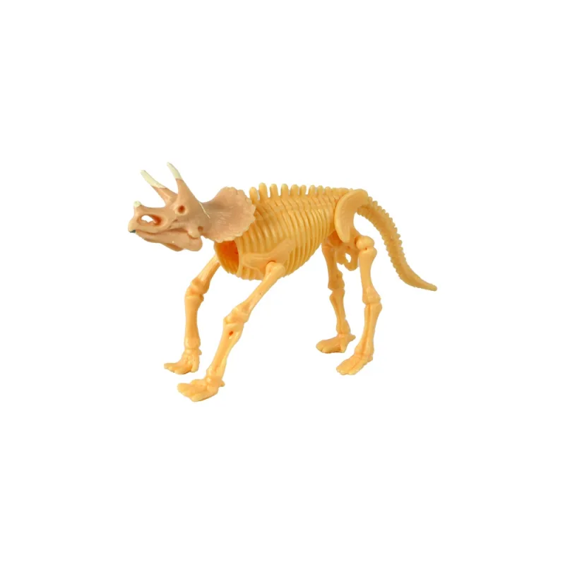 Atverčiama dinozauro kiaušinio figūrėlė Geltona 4 spalvos 9 cm · 3