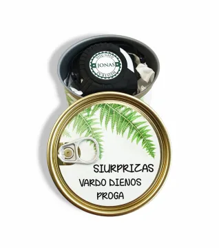 Dovana konservų skardinėje „Siurpizas vardo dienos proga“
