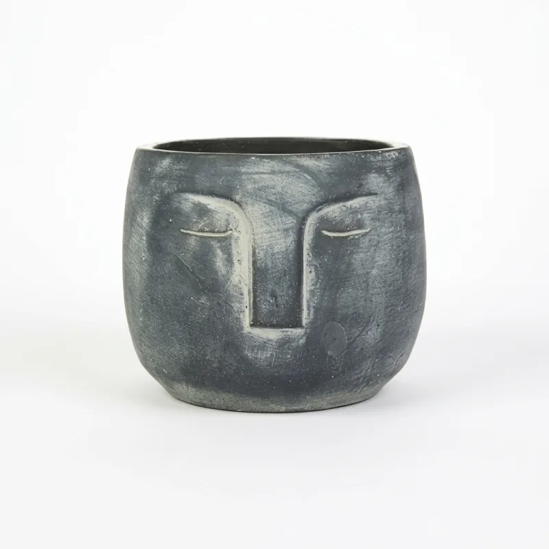 Vazonas galva d16x13cm