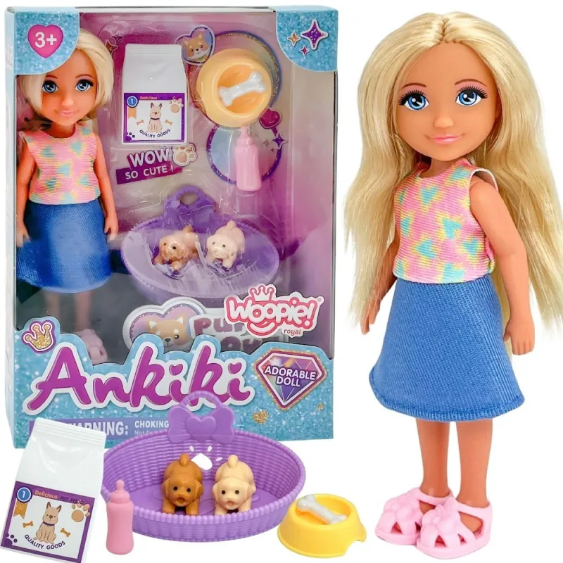 Lėlių rinkinys su žaviais šuniukais ir priedais WOOPIE ROYAL · 1