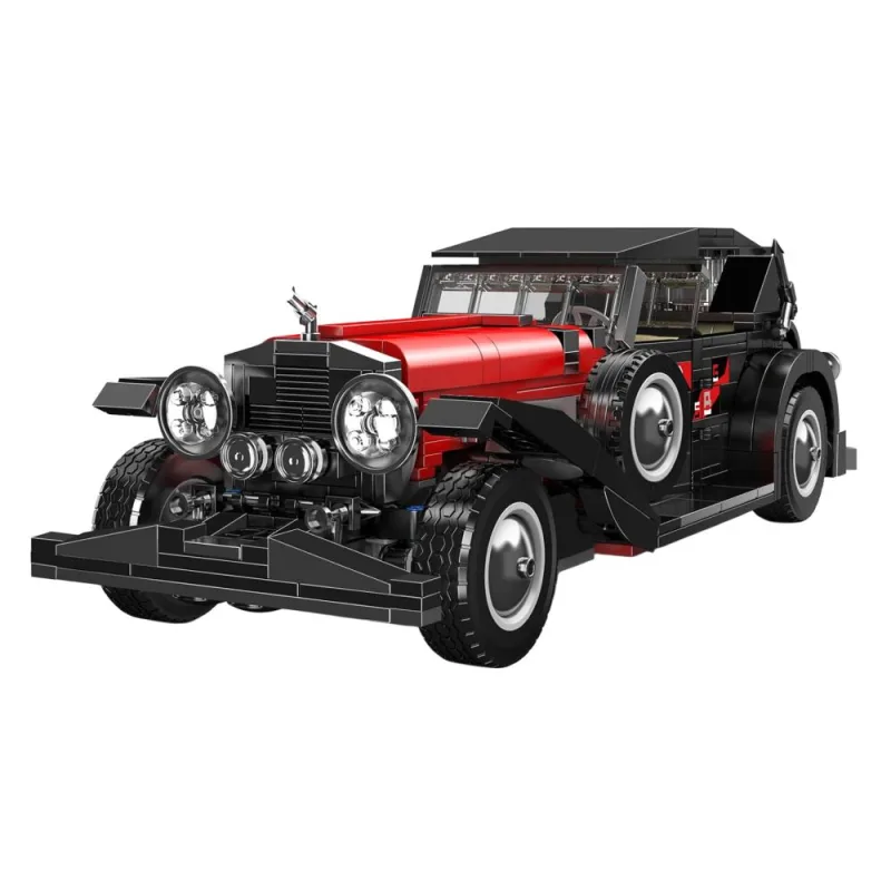 Konstruktorius Retro raudonas automobilis, 1308 detalės · 2