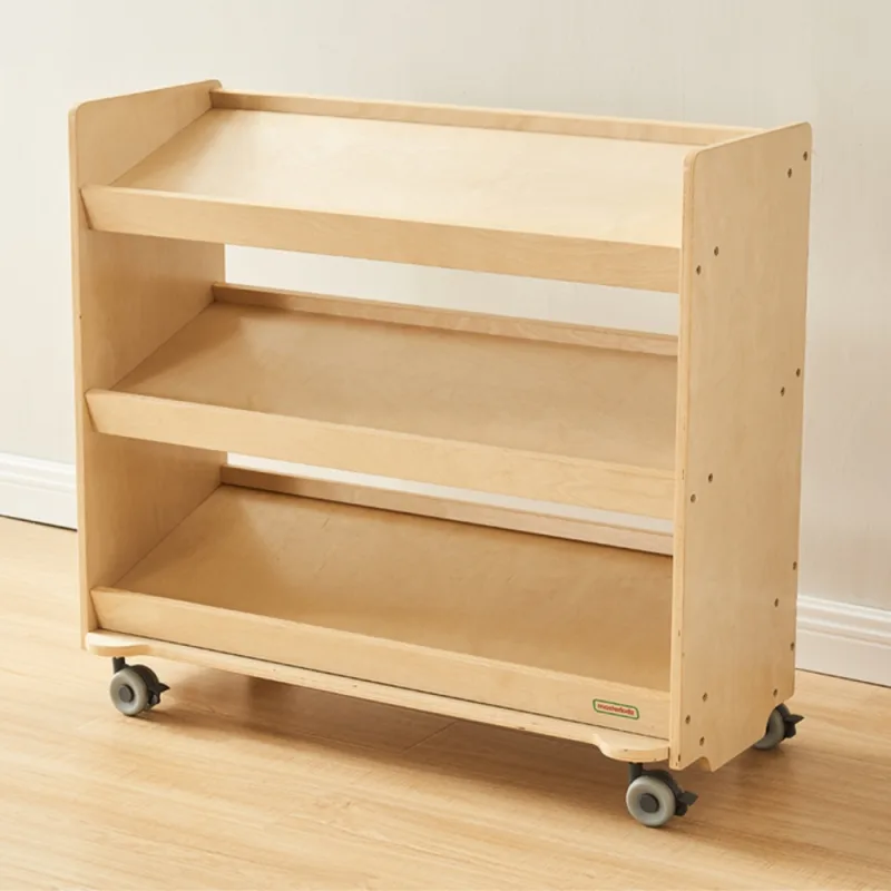 Mobilus lentynų blokas ant ratukų MASTERKIDZ 3 lentynos STEM 800H x 800L · 2